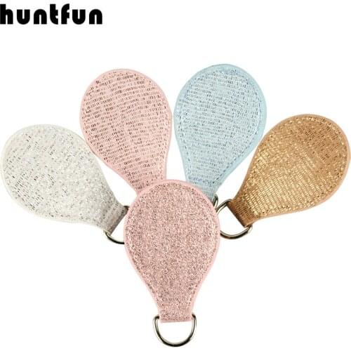 Huntfun 2 Pair 4 PC 7 Colors Shiny gilding Drop for Obag Handle Strap PU Attachment Drop End for O bag Obagsket handbag Bag