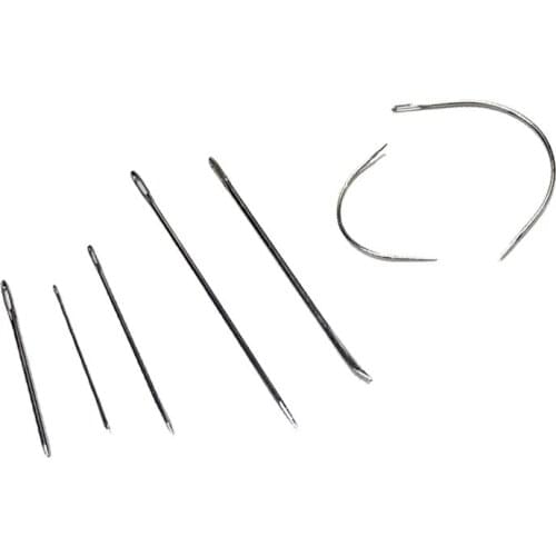 7Pcs Curved Needles Kits For Carpet Embroidery Sewing Leather Canvas Repair Sewing Needles Kit DIY Needlework Sewing Tools