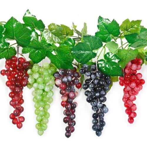 Artificial Simulation Fruit Hanging Grape Decoration Photography Props Home Garden Bedroom Living Room Party Supplies