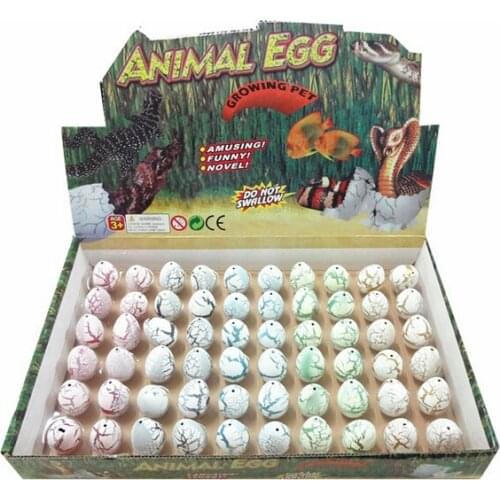 Novel Water Hatching Inflation Dinosaur Egg Watercolor Cracks Grow Egg Educational Toys Interesting Gift