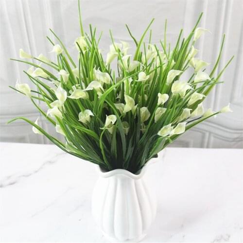 Plastic Lily Valley Artificial Flower Fake Fower Wedding Decoration Bride Holding Photography Props Bellflower