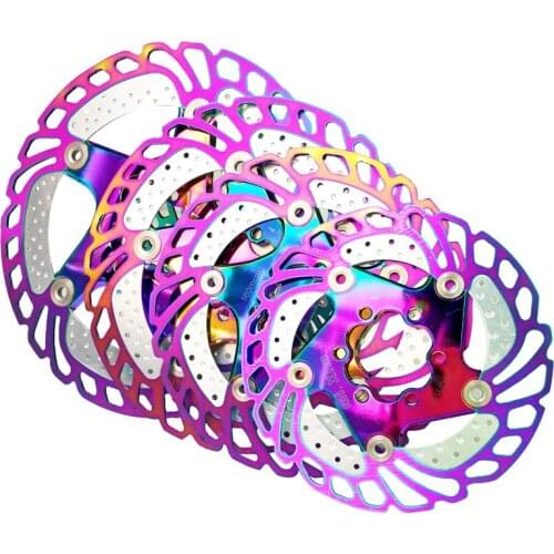 Rainbow MTB DH 140/160/180/203mm Cooling Floating Disc Brake Rotor Mountain Road Bike Colorful Brake Disc Rotors RT99 RT86