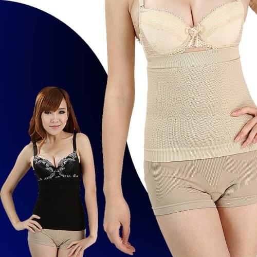 Real Corrector De Postura Posture Tourmaline 1pcs Less Belly Invisible Abdomen Belt Seamless Thin Waist Postpartum Tighten