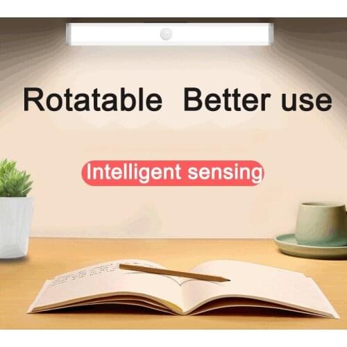 LED Motion Sensor Light Cupboard Wardrobe Bed Lamp LED Under Cabinet Night Light For Closet Stairs Kitchen