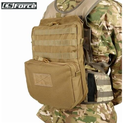 Tactical MOLLE Vest Hydration Pack Water Bag for 3L Hydration Water Bladder Pouch Molle Vest Accessory Hydration Backpack Nylon