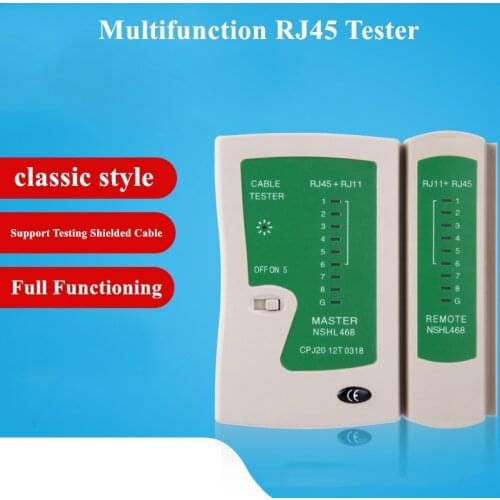 Network Cable Tester RJ45 RJ11Cat5 Cat6 LAN Cable Tester Networking Wire Telephone Line Detector Tracker Tool kit