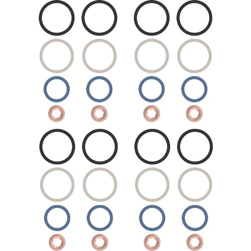 Fuel Injector O-Ring Set Replacement for Ford 6.0 6.0L Powerstroke Motorcraft 2003-2010