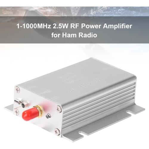 1-1000Mhz 2.5W RF Power Amplifier for HF Fm Transmitter VHF UHF RF Amateur Wireless Remote Control Walkie-talkie Radio