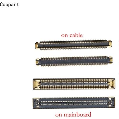 2pcs/lot Coopart New LCD display FPC Connector Port Plug for Samsung Galaxy A12 A125 A125F A125F/DS 78PIN
