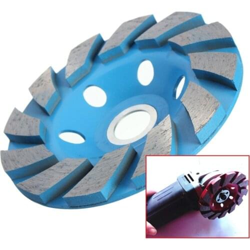 4 Inch 100mm 6 Hole Diamond Segment Grinding CUP Wheel Disc Grinder Granite Stone In Stock