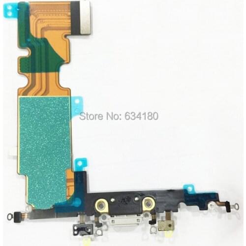5pcs/lot Charging Port Flex Cable for iPhone 8 Plus 8G 4.7 8Plus USB Dock Connector Charger Microphone Repair parts