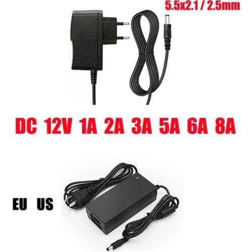 5V 6V 9V 10V 12V 15V 24V 36V 48V 1A 2A 3A 5A 6A 8A Power Supply Adapter lighting transformer Converter For LED strips light