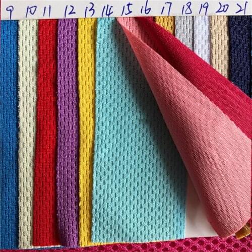 75D all polyester bee net bird eye cloth health cloth BK cloth Mitong cloth moisture absorption and perspiration clothing fabric