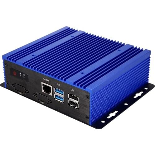 Fanless Mini Industrial Computer Embedded Mini Host Fully Enclosed Dustproof Portable Mini Handheld Computer