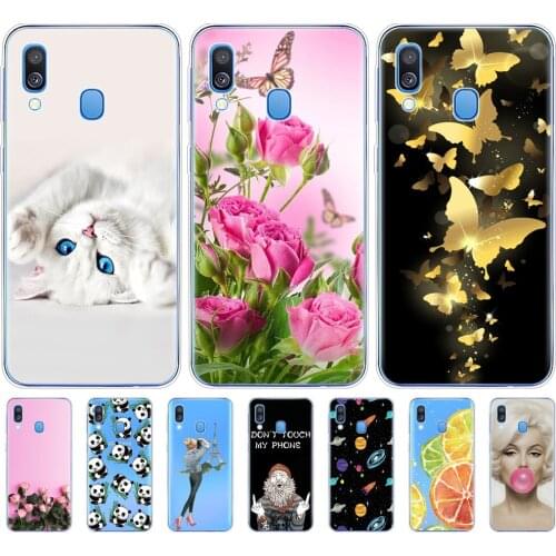 Case For Samsung A40 Case cover Soft Silicone coque For Samsung Galaxy A40 A 40 A405 SM-A405F A405F cover Cartoon shells