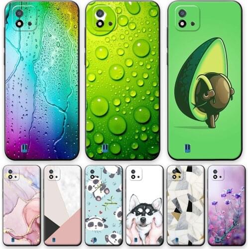 For Realme C20 Case Silicone TPU Phone Case For Realme C20 Avocado Cute Soft Protective Back Cover For OPPO Realme C20 6.5 inch