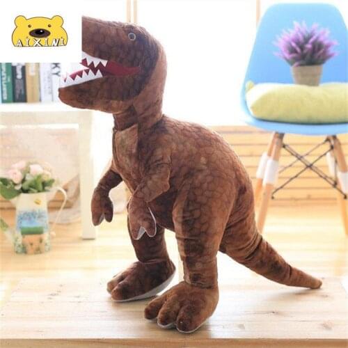 Simulation Plush Dinosaur Plush Toys Stuffed Animals Plush Dinosaur Dolls Dinosaur Pillow Long Plush Pillow Kids Girls Boys Gift
