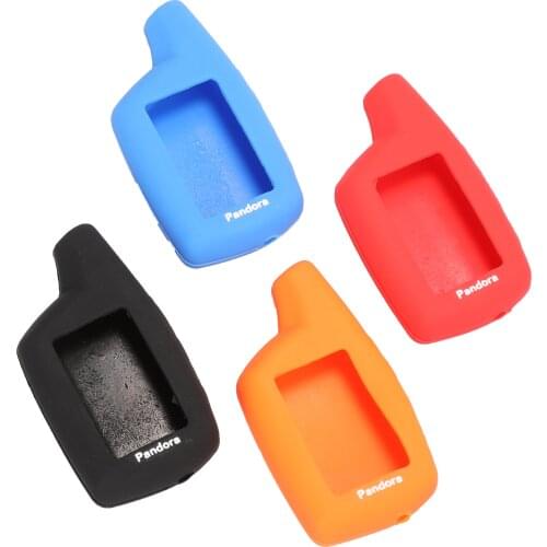 Kutery 10pcs Silicone Remote Car Key Case For Car Alarm System Pandora DXL3100/3170/3210/3250/3290 LCD Remote Control Trinket