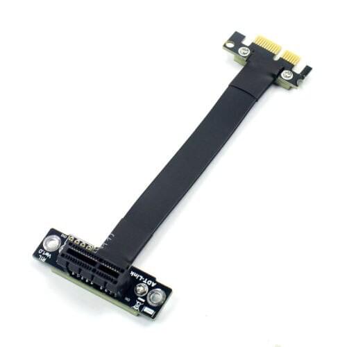 ADT-Link PCIe3.0 X1 Extension Cable PCI-E PCI-Express Adapter Cables for Data Acquisition Card Voice Card Wireless Network Card