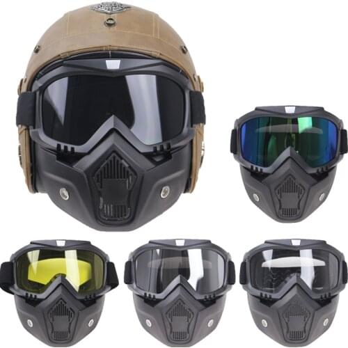 Classic Zombies Racing Helmet mask multi function helmet goggle glass wear 5 color available 3/4 Helmet Goggle Mask cross goggle