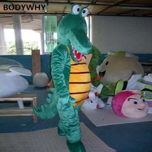 Crocodile Mascot Costume Suits Cosplay Party Xmas Dress Outfits Halloween Adult Event Apparel Cartoon Character Birthday Clothes