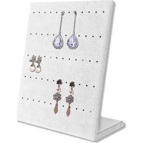L-type Earrings Ear Studs Display Rack Stand Jewelry Storage Organizer Holder