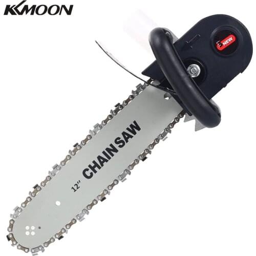12 Inch Refit Conversion Kit Chainsaw Bracket Set Change Angle Grinder Chain Saw Woodworking with 10mm/11.5mm Connecting Rod