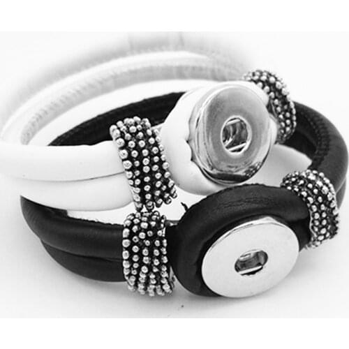 Newest Good Quality Snap Button Bracelet Nx1862 (fit 18mm 20mm Snaps)