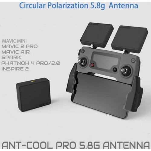 Upgrade Mavic 2 Pro/ Spark Phantom 4 Antenna WiFi Signal Range Booster Extender 17DBI 5.8GHz For DJI Drone Accessories