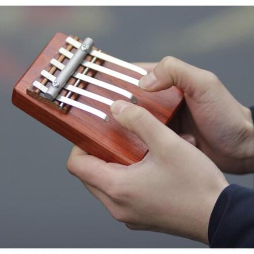 GECKO 5-tone Kalimba Wood Thumb Piano Easy To Learn Musical Instrument for Kids Adults Wood Kalimba Musical Instrument Hot Sale