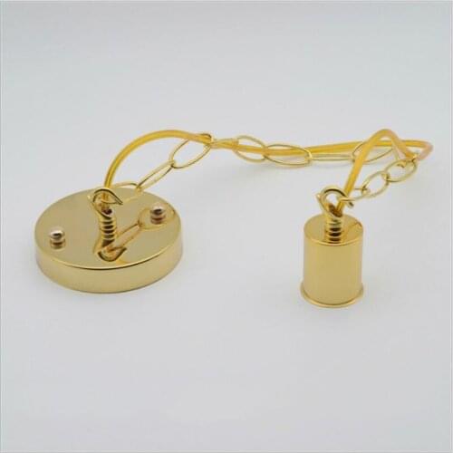 Hanging Chain Hanging Chandelier E27 Ceramic Lamp Retro Decorative Lighting Accessories DIY Cord Pendant Chandelier