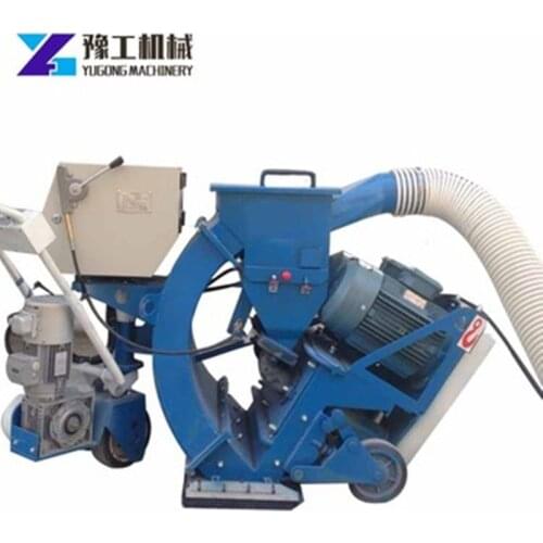 Airfield runway shot blasting machine movable road surface shot blasting machine concrete floor cleaning machine