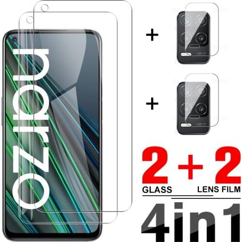Screen Safety Protective Glass For Realme Narzo 30 5G 6.5" Camera Lens Protective Film For oppo realmi narzo30 30A 30 A HD Glass