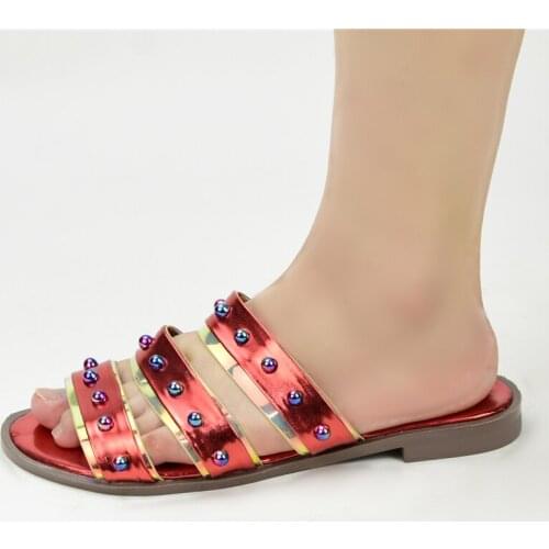 New Arrival Summer Low Heeled Shoes for Women Luxury Women Shoes Decorated with Rhinestone Slip on Women Party Pumps Summer Shoe