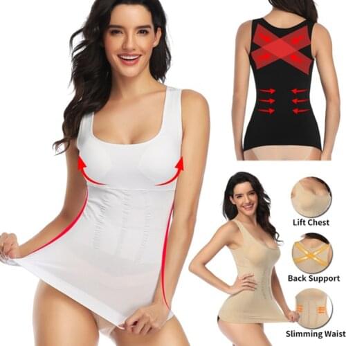 Women Magic Shapewear Bra Body Shaper Tank Top Slimming Underwear Camisole Compression Shirt Corset Tummy Control Waist Shaper