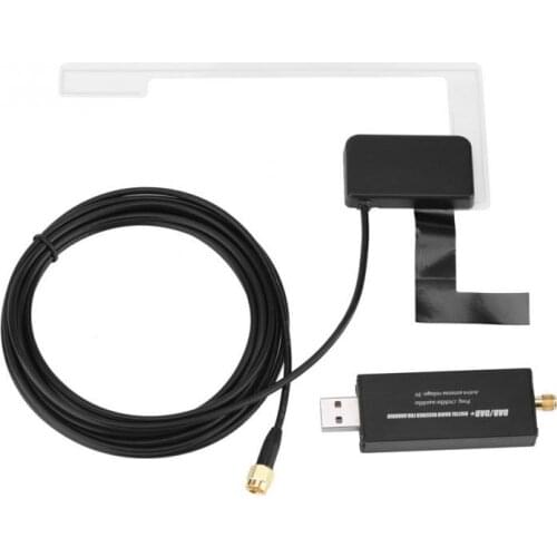1PC Car DAB Antenna USB Adapter Receiver for Android Dongle Stereo Anti-noise Player Aerial Antenna Cable Access
