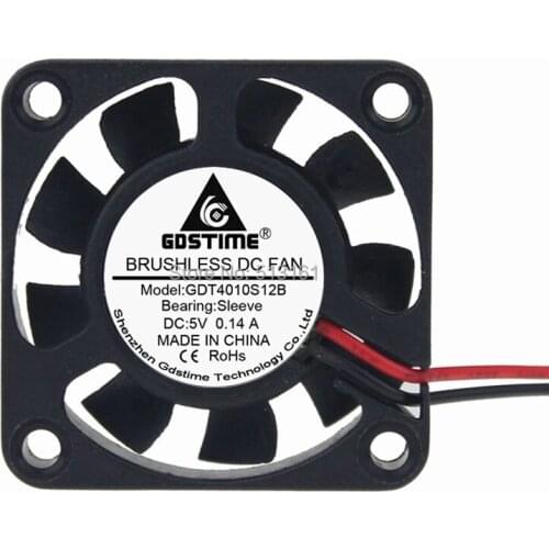 1PCS/Lot Gdstime 4010s 5V 9 Blades 40mm 4CM 40mm x 10mm DC Cooling Cooler Fan