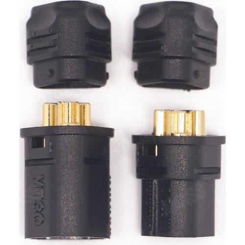 5pcs Amass MT30 Black Three-hole connector 2mm gold plated banana plug AMASS model accessories