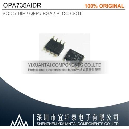 5pcs/lot 50pcs/lot 100pcs/lot Free shipping 100% original OPA735AIDR OPA735A 735A SOP8