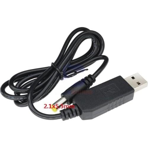 50pcs.USB DC 5V to DC 12V or 9V Step up Module Converter 2.1*5.5mm Male Connector