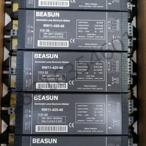 40W Germicidal Lamp Electronic Ballasts UV Ballast T5 for GPH793T5 GPH843T5 TUV36W RL11-425-40