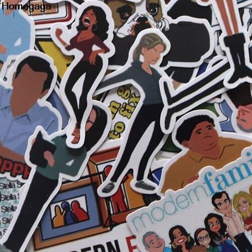 Homegaga 24pcs cartoon sticker home decor wall notebook phone luggage laptop bicycle scrapbooking decals stickers D1922