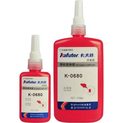 Kafuter 250ml K-0680 cylindrical retaining compound bearing repair high intensity anaerobic green