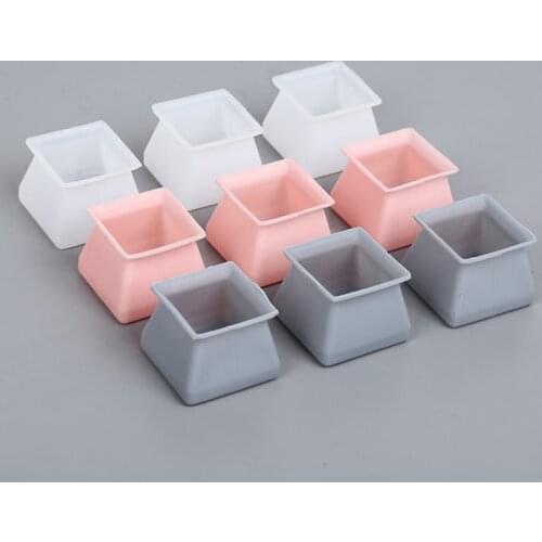 4/10pcs Table Chair Leg Mat Square Table Chair Leg Silicone Cap Pad Furniture Non-slip Table Feet Cover Floor Protector