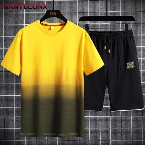 MANTLCONX Short Sleeve T-shirts For Men