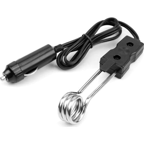 Mini Portable New 12V Car Immersion Heater Tea Coffee Water Auto Electric Heater 95AC