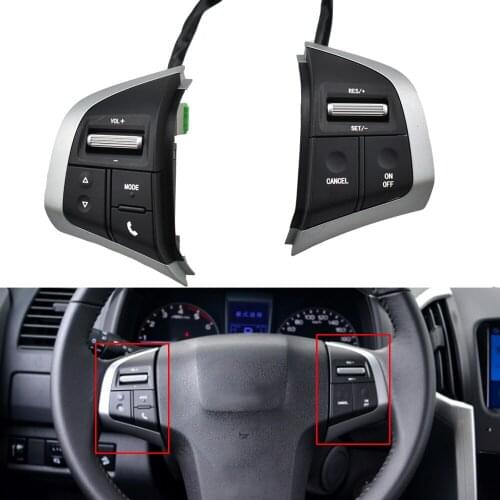 For Isuzu D-Max DMAX 2015-2018 Multifunction Steering Wheel Switch Button Audio Volume Bluetooth Control Switch Button
