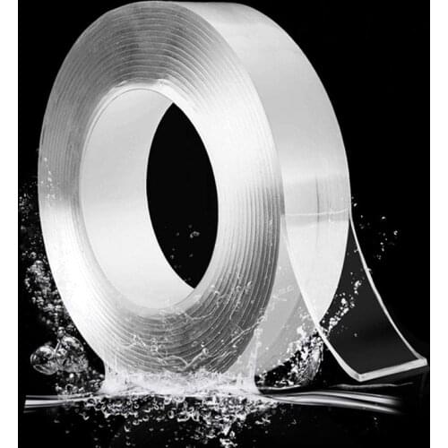 Fashion Nano-tape Washable Reusable Double-Sided Tape Adhesive Nano Traceless Sticker Removable Universal Disks Glue