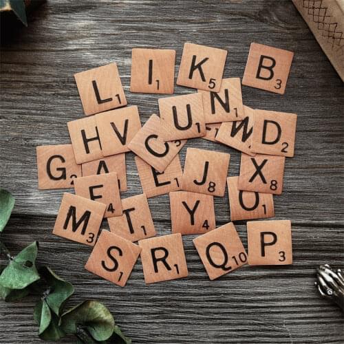 Retro Wood Grain Large Alphabet Stickers Scrapbooking Decorative Journal Planner Sticker DIY Craft Photo Albums Card Make