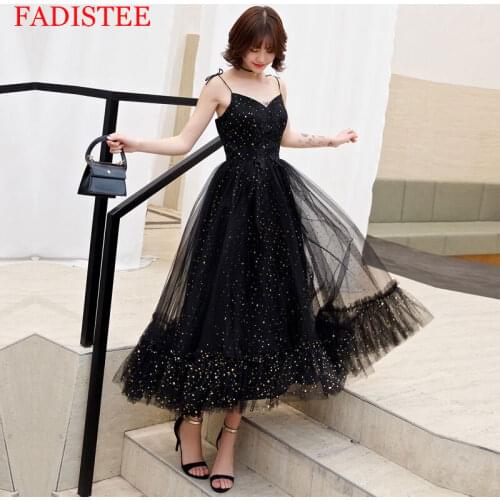 New Style Black Prom Party Evening Dresses Vestido De Noiva Simple Robe De Soiree вечерние платья Lace-up